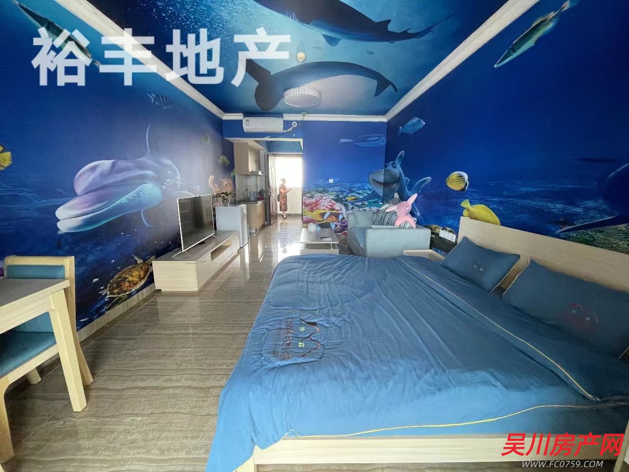 鼎龍灣國際海洋度假區(qū)1室1廳1衛(wèi)47平米17萬住宅