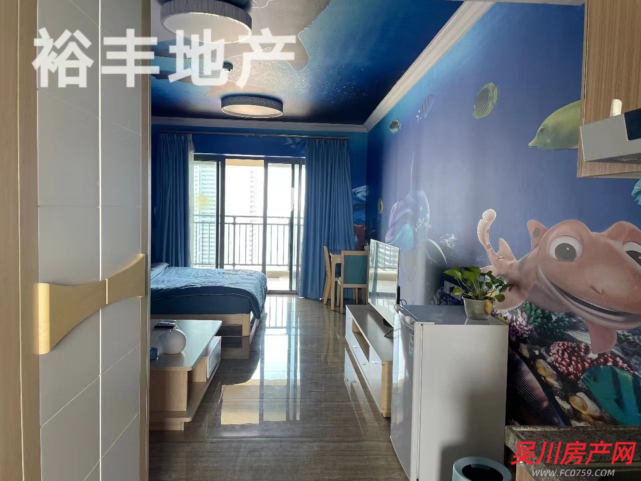 鼎龍灣國際海洋度假區(qū)1室1廳1衛(wèi)47平米17萬住宅