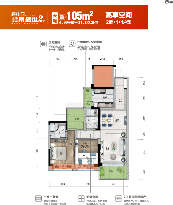 4、5棟01/02戶型