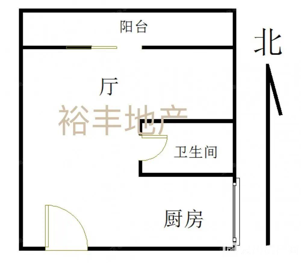 出租名雅居 學(xué)府里1室1廳1衛(wèi)30平米800元/月住宅